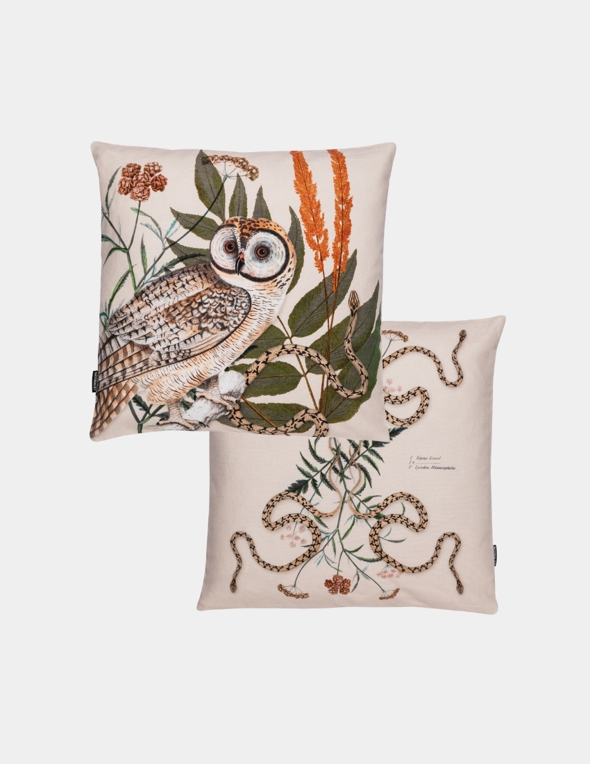Kissen „Owls and snakes“ (Limited Edition)
